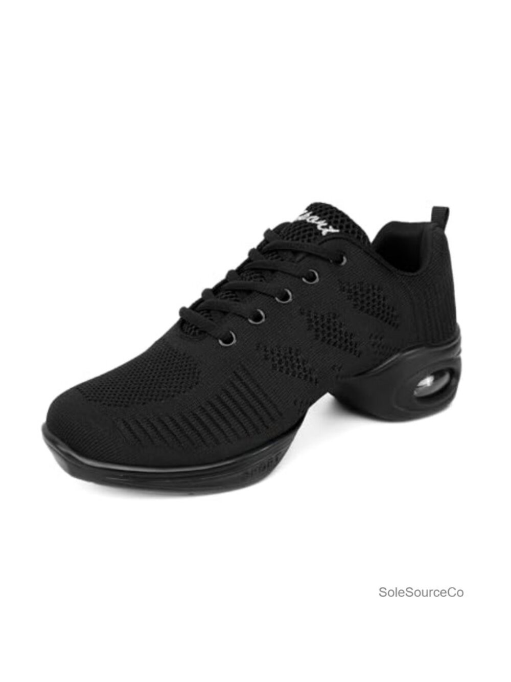 Jazz Dance Sneaker Women's Lace-up Air Cushion Mesh Split Sole Athletic Walking